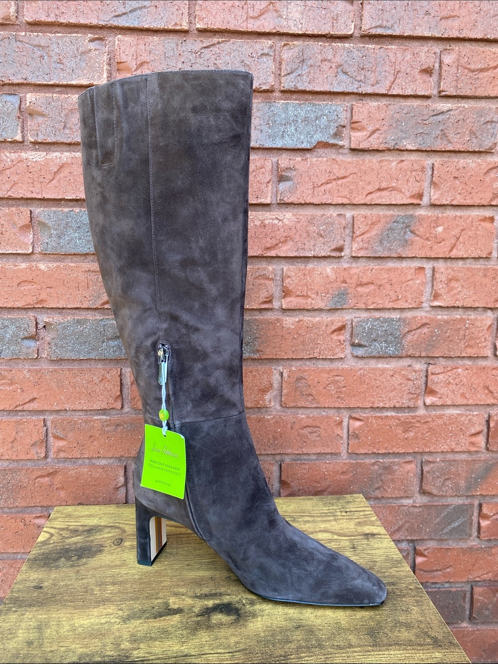 NWT Sam Edelman Brown Suede Knee-High Boots 8